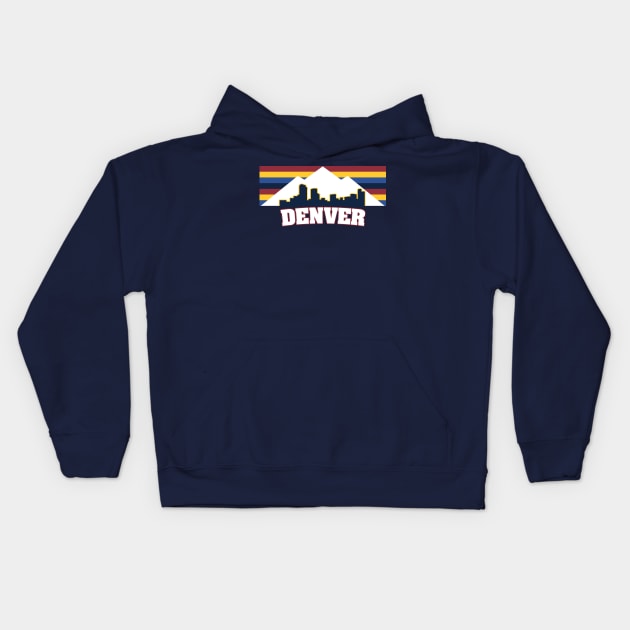 Denver Nuggets Kids Hoodie by slawisa